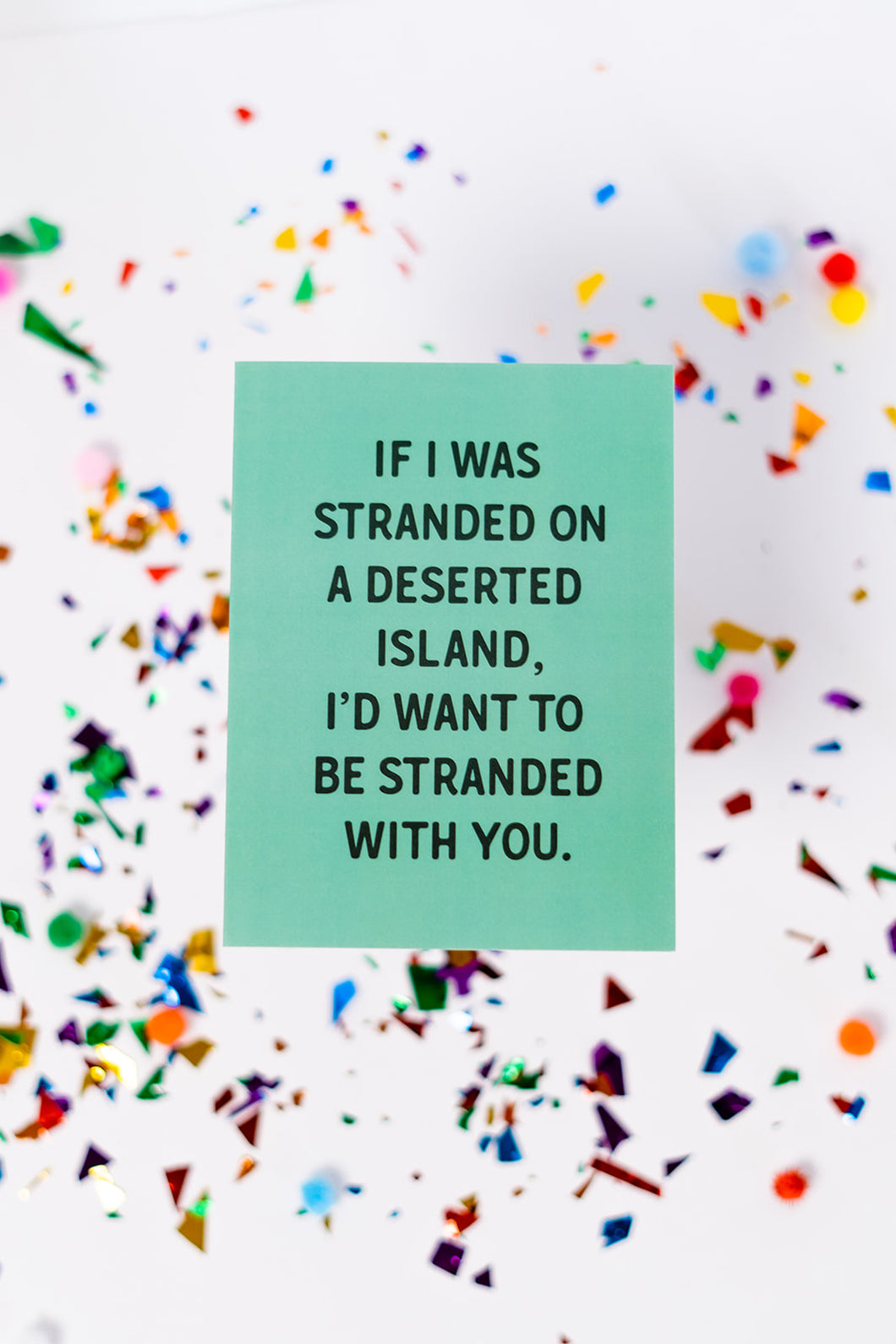 Deserted Island – Greeting Card